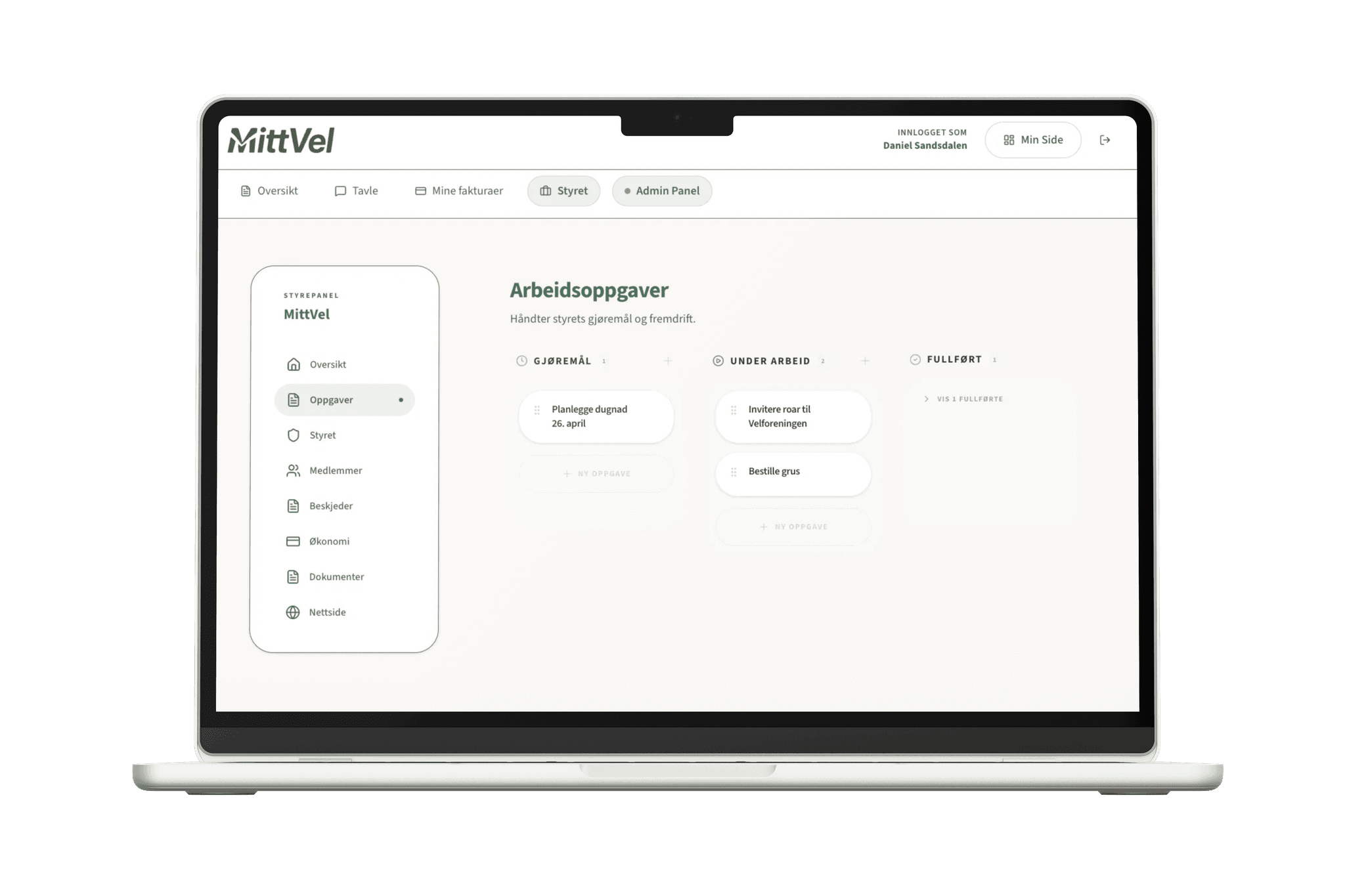 Styrets arbeidsoppgaver